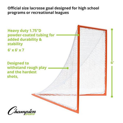 Champion Sports High School Lacrosse Goal